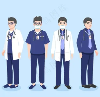 卡通医生图片