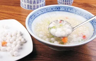 小汤圆醪糟汤图片