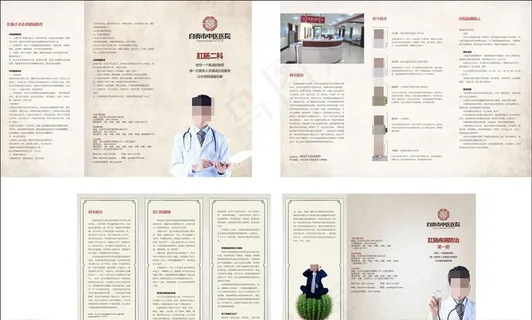 肛肠科折页图片