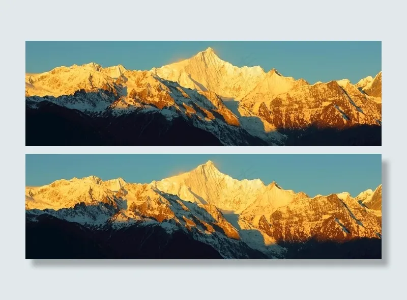 梅里雪山 日照金山图片
