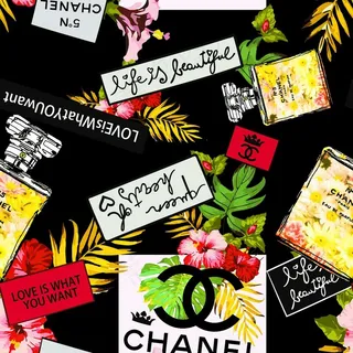 链条 豹纹 设计 大牌 图案图片