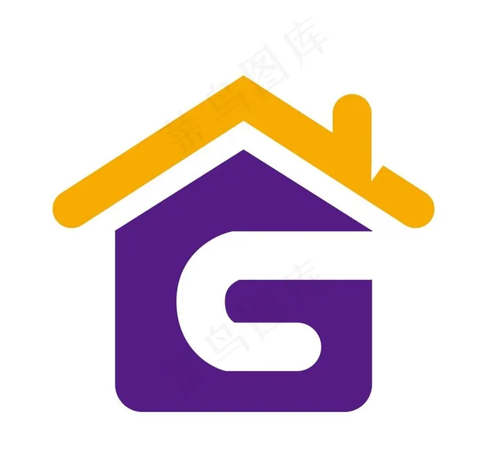 房子logo图标设计素材图片ai矢量模版下载