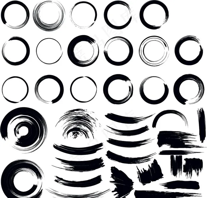 中国风元素图片cdr矢量模版下载