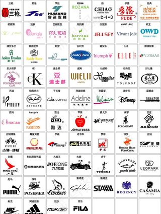 服饰类标志图片