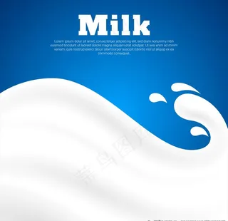 牛奶波背景图片