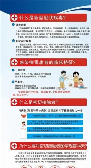 新型冠状病毒知识展架图片