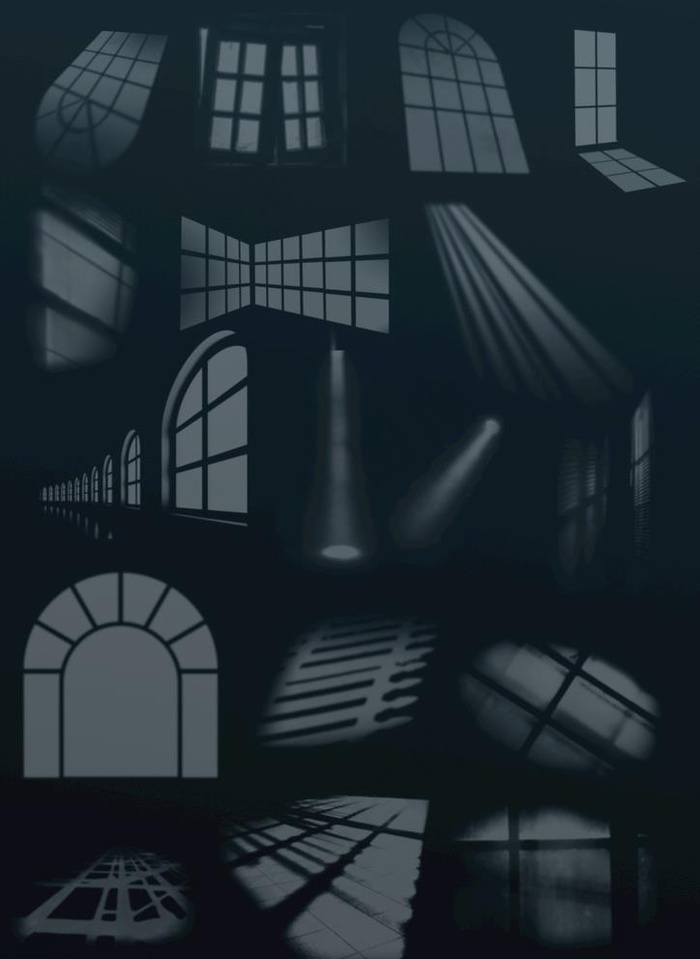 丁达尔光 光效 投影 分层图片(3508X4961(DPI:300))psd模版下载