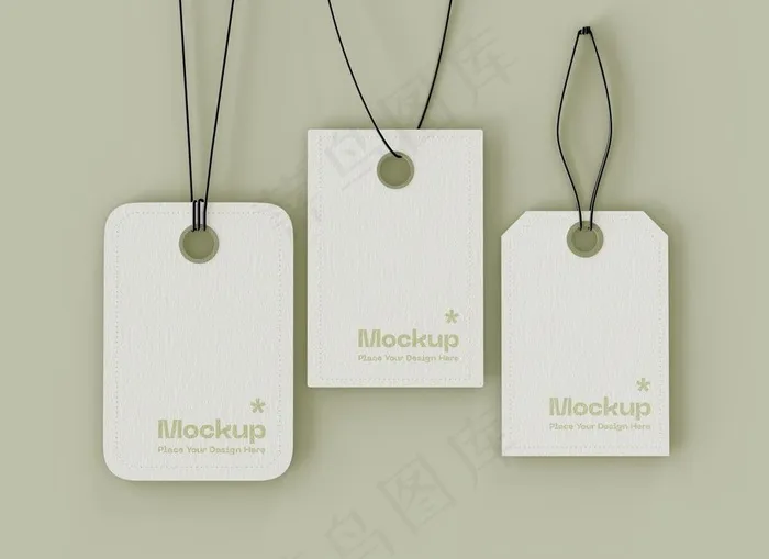 吊牌样机图片(3300X2500(DPI:300))psd模版下载