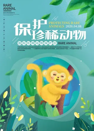 保护珍稀动物图片