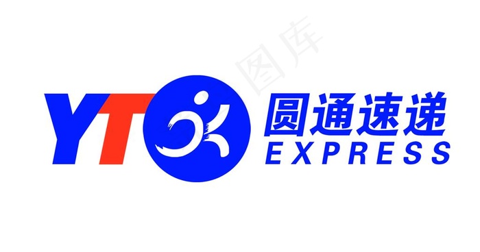 圆通快递LOGO图片psd模版下载