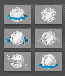 银质奖牌素材 奖状素材图片