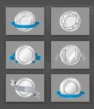 银质奖牌素材 奖状素材图片