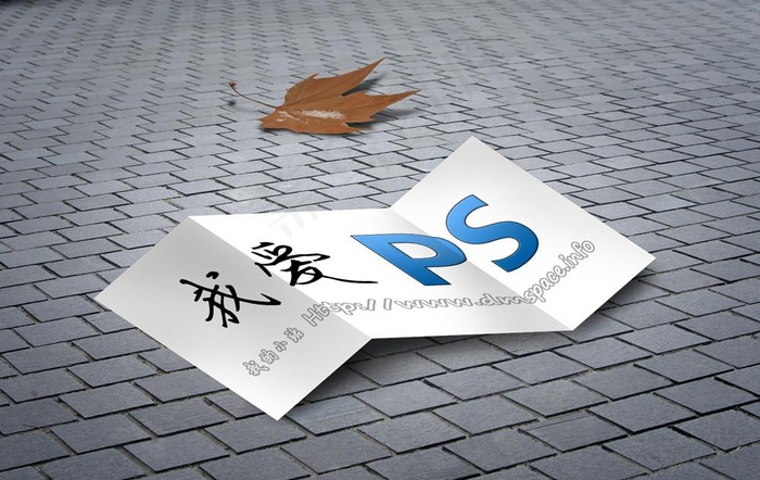 路面折页与落叶图片(4288X2848(DPI:72))psd模版下载