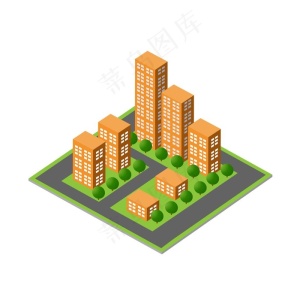 扁平化建筑图片