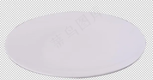 白盘子抠图素材图片