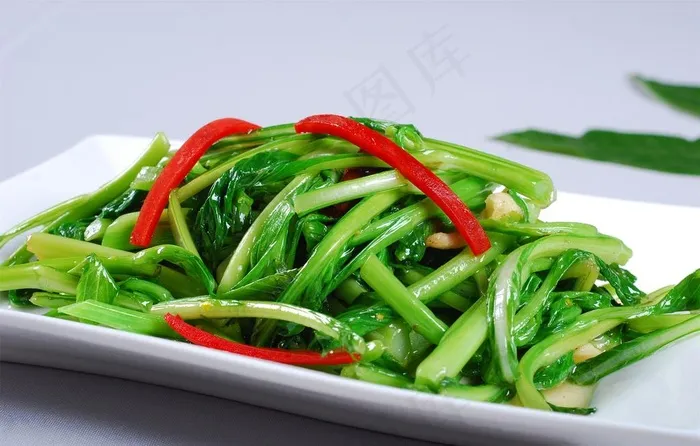 生炒菜心图片