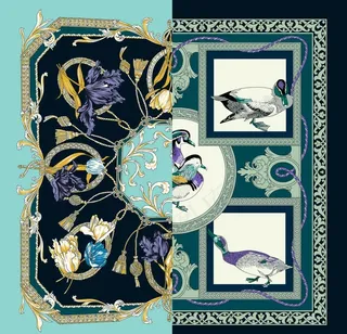 方巾   大牌   数码印花图片