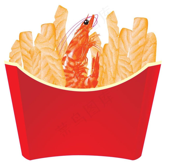 虾条 薯条图片