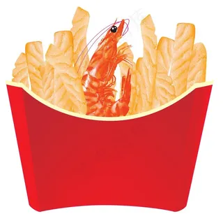 虾条 薯条图片