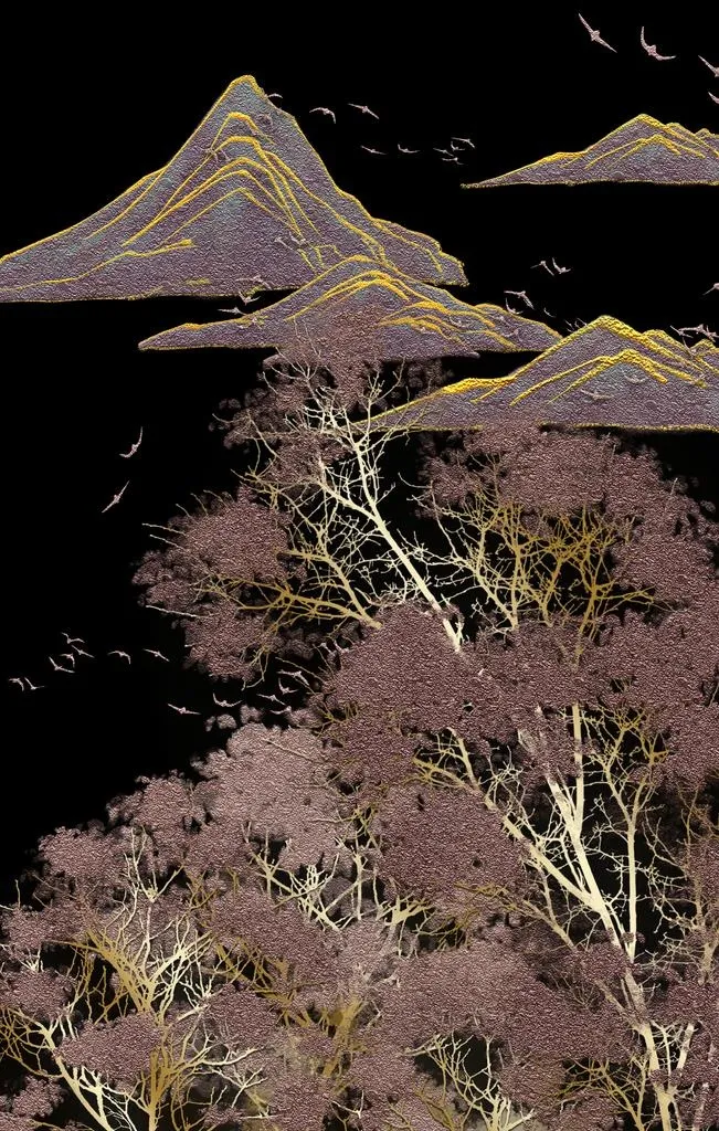 中式古典晶瓷装饰画图片(4724X7087(DPI:150))psd模版下载