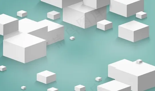 3D立体几何方框背景墙图片 3D立体几何方框背景墙图片