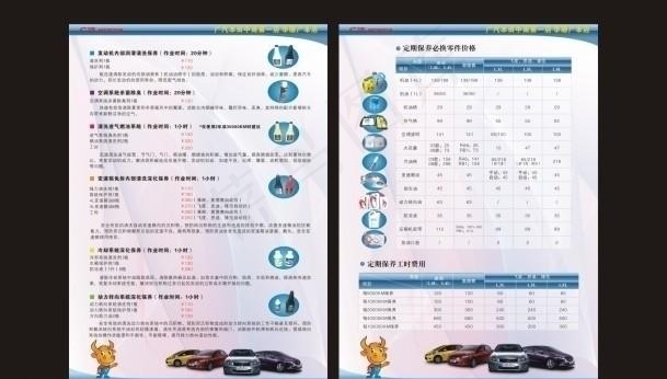 本田DM单页图片cdr矢量模版下载
