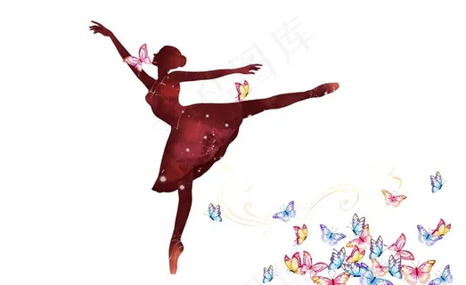 跳舞剪影图片 跳舞剪影图片