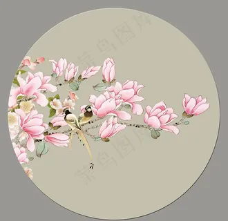 工笔花鸟画图片