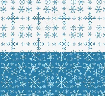 创意雪花纹无缝背景图片