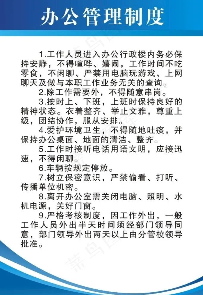 制度牌图片cdr矢量模版下载