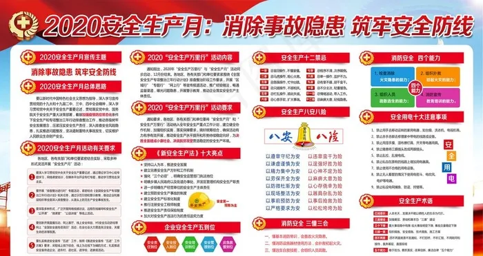 2020安全生产月海报图片(9449X5315(DPI:300))psd模版下载