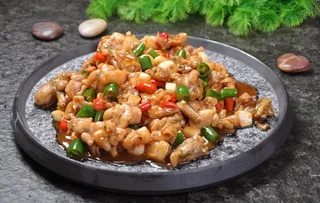 石板豉香牛蛙图片