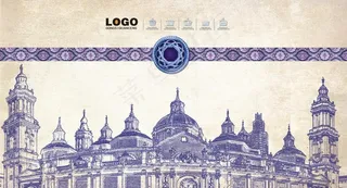 欧式地产海报图片