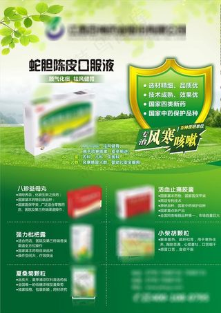 宣传彩页 产品彩页 医药宣传图片