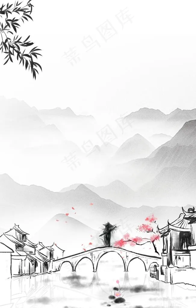 中国风图片(3545X5315(DPI:300))psd模版下载