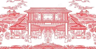 古街道 古元素图片