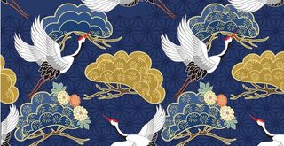 日式花纹图片