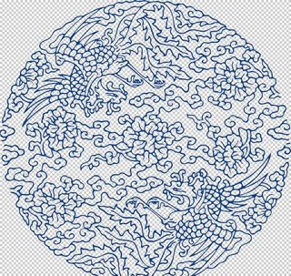 青花瓷图案图片