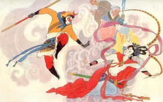 孙悟空三打白骨精图片