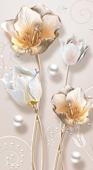 百合花 郁金香图片