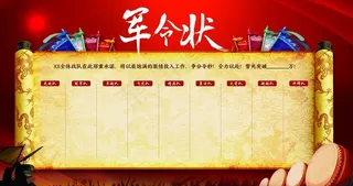军令状背景图片