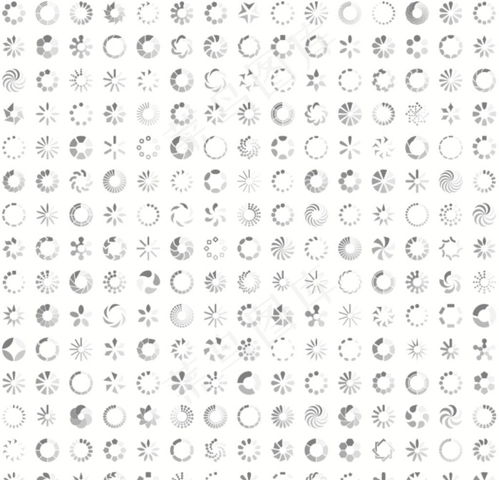 加载动画大全图片eps,ai矢量模版下载