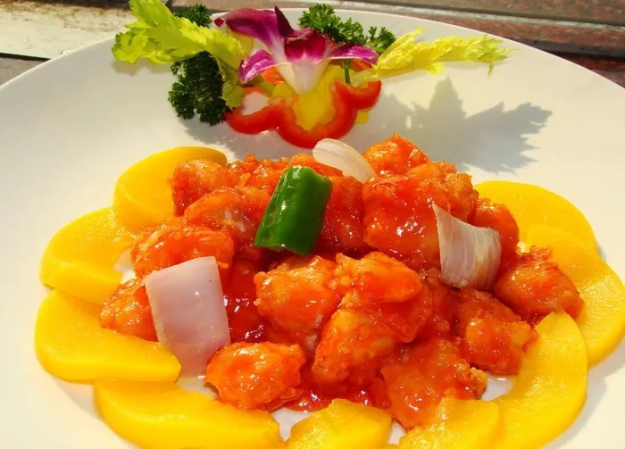 菠萝生炒骨图片