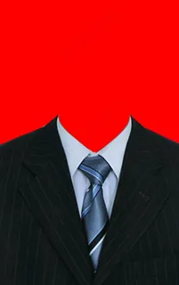 西装证件照模板图片