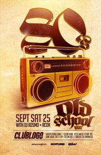 复古酒吧设计海报图片