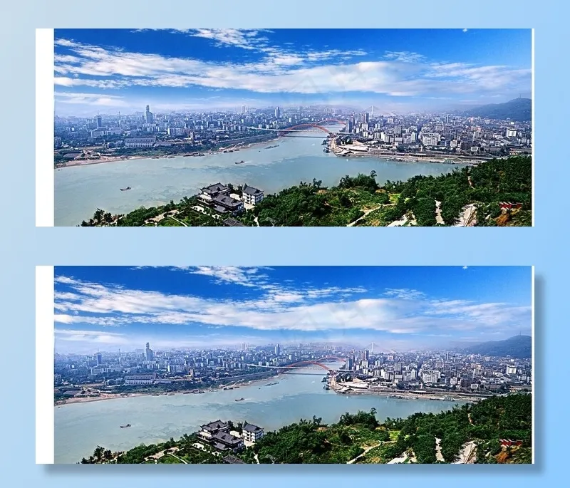 宜宾全景图片