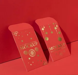 红包袋样机图片