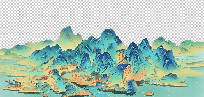 千里江山图图片