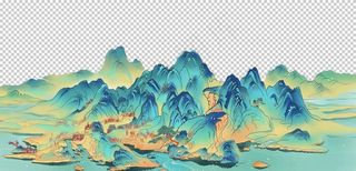 千里江山图图片