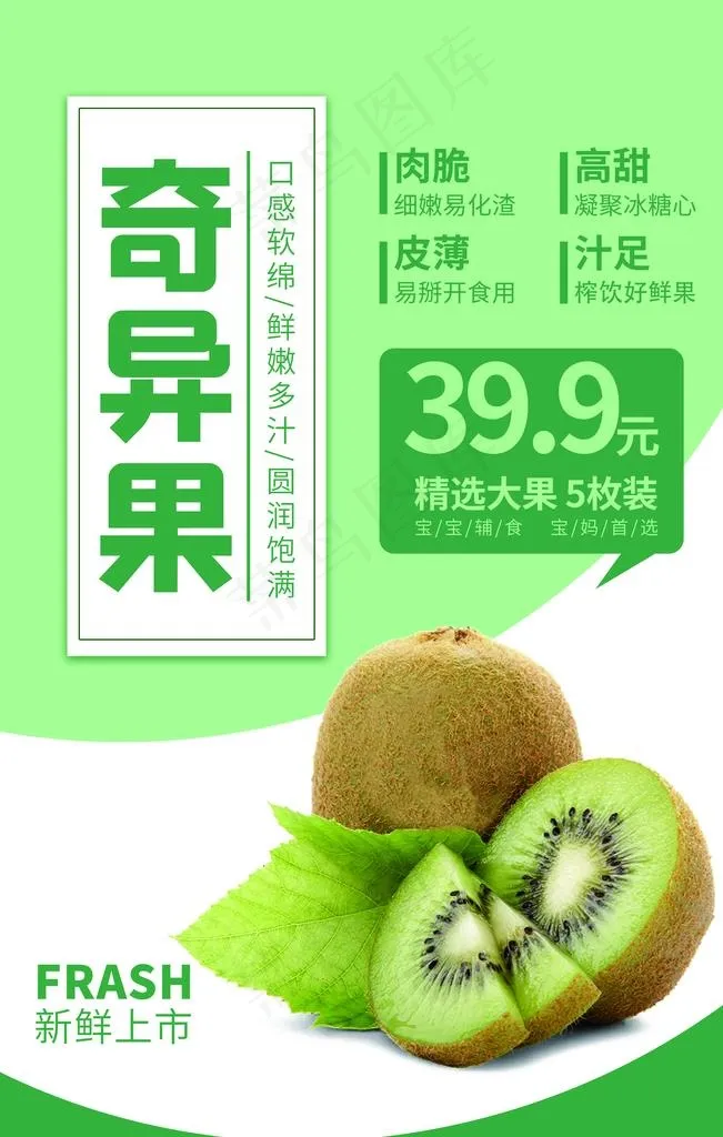 猕猴桃图片(3543X5315(DPI:300))psd模版下载